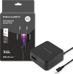 USB‑C 65 W Wall Charger with Power Delivery – QOLTEC