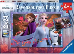 Puzzel 2x24 stukjes Frozen 2