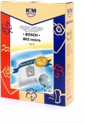 Sacchetti per aspirapolvere 4 pz + 1 filtro B02/micro