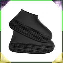 Copriscarpe in silicone impermeabili con suola antiscivolo, taglia S