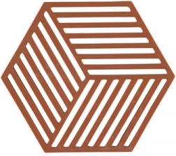 Zone Hexagon Trivet for Hot Dishes – Brick
