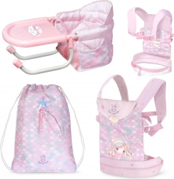 3-in-1 Travel Set for Dolls Ocean Fantasy