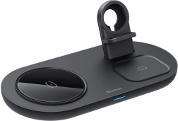 Trådløs oplader MCDODO 3-i-1 15 W til iPhone, Apple Watch og AirPods – sort