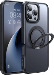 McDodo MagSafe pouzdro se stojánkem pro iPhone 16 Pro Max, černé