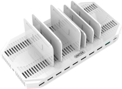 Stojan na nabíjení s 10 porty USB a QC3.0