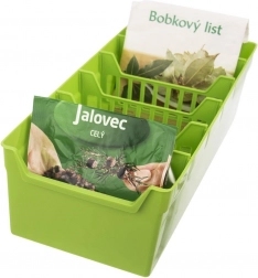 Green kitchen spice organizer 30 × 13 × 8 cm