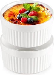 Porcelæn ramekiner 260 ml, 2 stk.