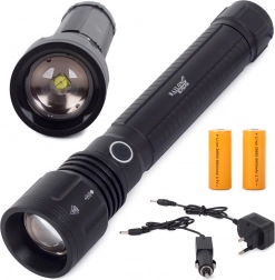 Military Tactical LED Flashlight with CREE XHP50 and Zoom Bailong