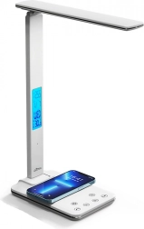 LED-Schreibtischlampe mit kabellosem Laden