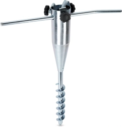 Metall-Erdschraube für Gartensonnenschirm 56 cm