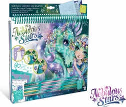 Nebulous Stars creative coloring book – green