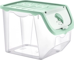 Scatola porta-alimenti per frutta e verdura con coperchio 12 l, menta