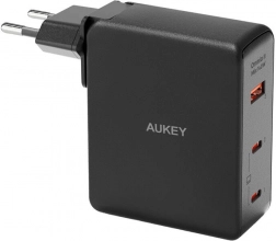 Wall Charger Aukey 140W with USB-A and USB-C
