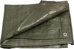 Zakryvacia plachta s kovovými okami 4 × 5 m, 100 g/m², zelená
