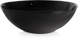 Glasschüssel LUNA 25 cm, 2 l, schwarz