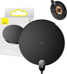 Caricatore wireless Baseus con display LED 15W nero