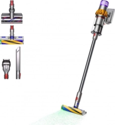 cordless stick vacuum cleaner Dyson V15 Detect Absolute (2023), yellow/nickel
