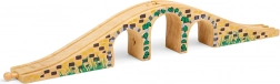 Bigjigs Rail ponte in legno a tre archi per ferrovia giocattolo
