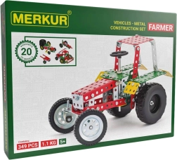Jeu de construction métallique agricole Merkur, 341 pièces