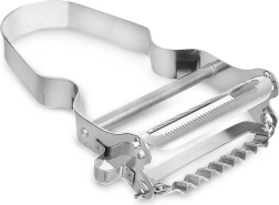 Stainless steel double peeler for fruit and vegetables 12 × 7 cm