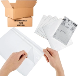 Pochettes courrier autocollantes C6 175 × 132 mm, sachets transparents, 100 pcs