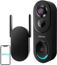 Botslab 2 R810 Video Doorbell 5MP with 360° coverage and IP66 protection