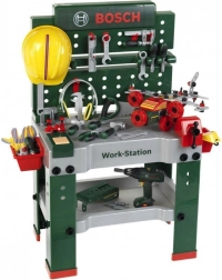 Banco da lavoro per bambini BOSCH con 150 pezzi