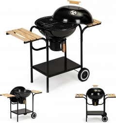 Vrtni žar na oglje s pokrovom in polico MultiGarden