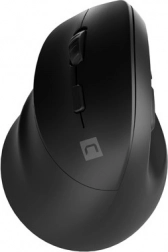 Mouse verticale wireless NATEC Crake 2 per mancini, Bluetooth 5.2 + 2,4 GHz, 2400 DPI, nero