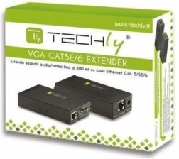 Extendeur VGA avec transmission audio via câble Cat5e/6 jusqu’à 300 m