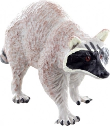 Plastic raccoon figurine 9 cm
