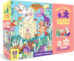 Family Puzzle Purrmaid Paradise 60 Pieces – Chronicle Books