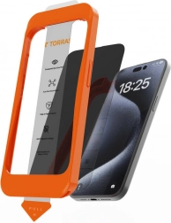 Vetro temperato TORRAS Install Master per iPhone 16 Plus