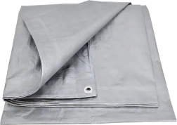 Telo protettivo argento 3 × 4 m, UV, 80 g/m²