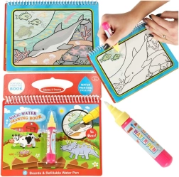 Water Reveal Coloring with Magic Pen – Farm