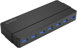 ORICO hub USB 7× USB 3.0, nero