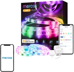 Bande lumineuse LED intelligente MEROSS MSL320 avec prise en charge Apple HomeKit