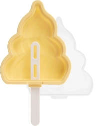 Silikoneform til ispinde med låg