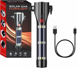 Superfire Solar Flashlight with Safety Features 310 lm