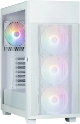 S5 NEO white ATX mid‑tower case with FRGB fans