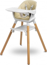 Seggiolone per bambini CARETERO Bravo beige