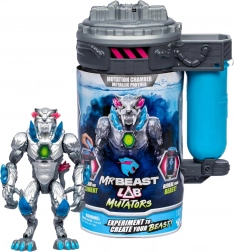 MRBEAST Lab Mutators Figure Metallic Panther in Container