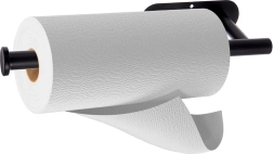 Portarotolo da parete per carta assorbente RADKA, in metallo, nero