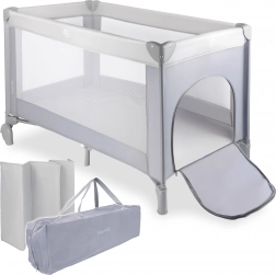 Luno travel cot grey
