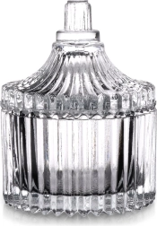 Zuccheriera in vetro con coperchio 80 ml