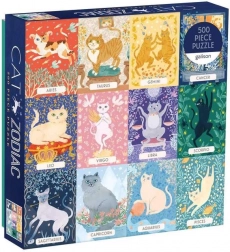 Zodiac Cats Puzzle 500 Pieces by Galison