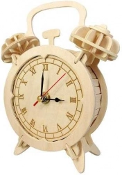 Wooden 3D Puzzle Alarm Clock