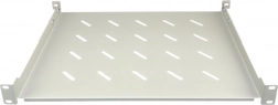 Fixed 19" Shelf 1U, depth 350 mm, gray