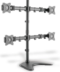 Stojan na čtyři monitory, 27 palců, otočný 360°