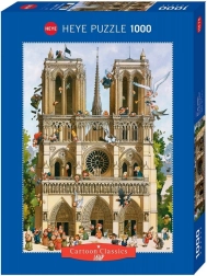 Puzzle 1000 pezzi – Viva Notre Dame (HEYE, Loup)
